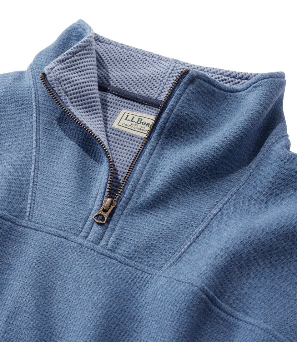 Men's All Seasons Textured Sweats Quarter-Zip