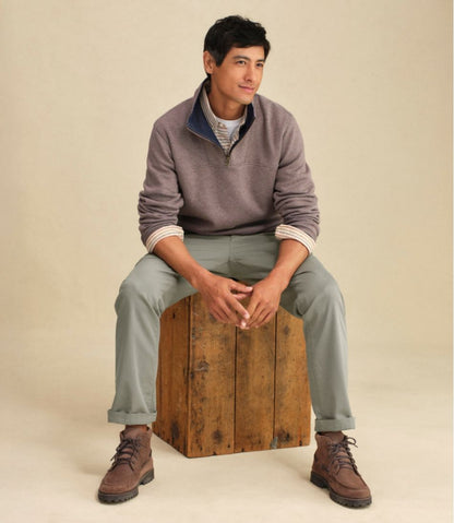 Men's All Seasons Textured Sweats, Quarter-Zip