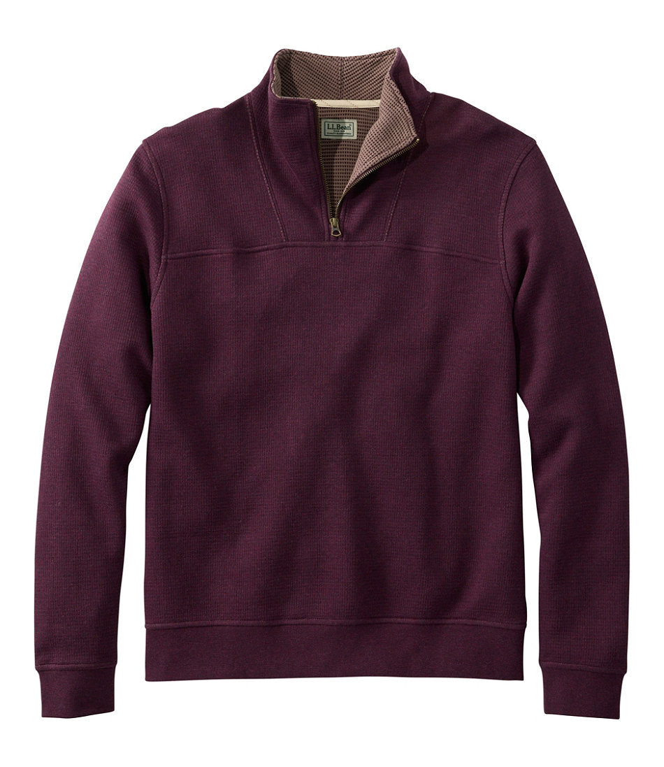 Quarter-Zip Men's All Seasons Textured Sweats
