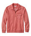 Men's Sunwashed Sweatshirt Long-Sleeve Quarter-Zip Polo