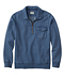Men's Sunwashed Sweatshirt Long-Sleeve Quarter-Zip Polo