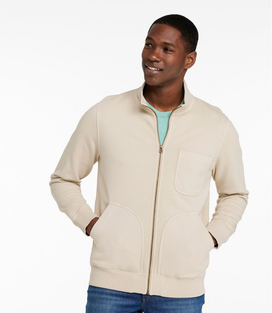 Full-Zip Men's Sunwashed Sweatshirt