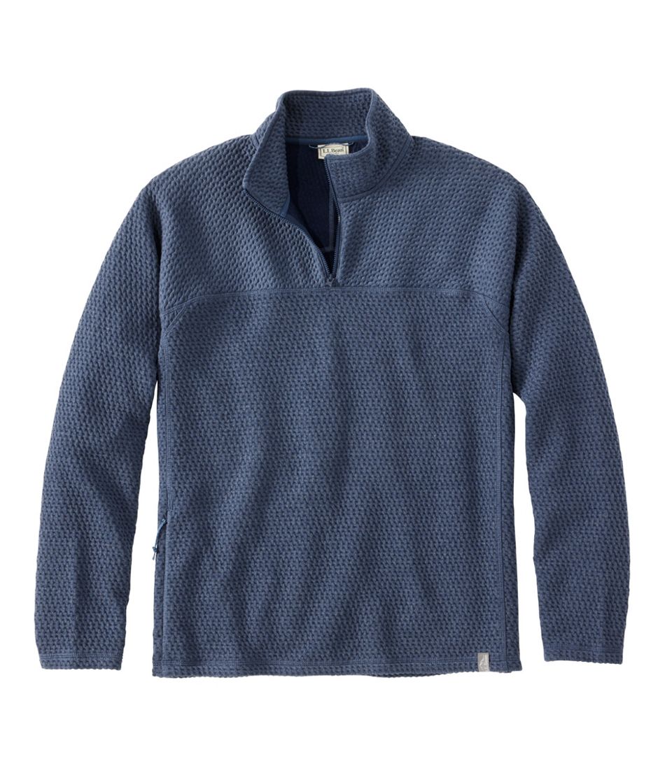 Quarter-Zip Men's Ridgeknit Pullover