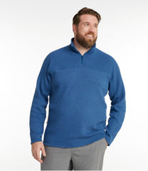 Quarter-Zip Men's Ridgeknit Pullover