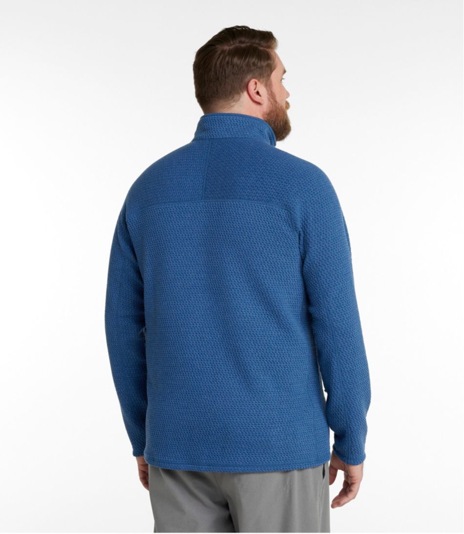 Quarter-Zip Men's Ridgeknit Pullover