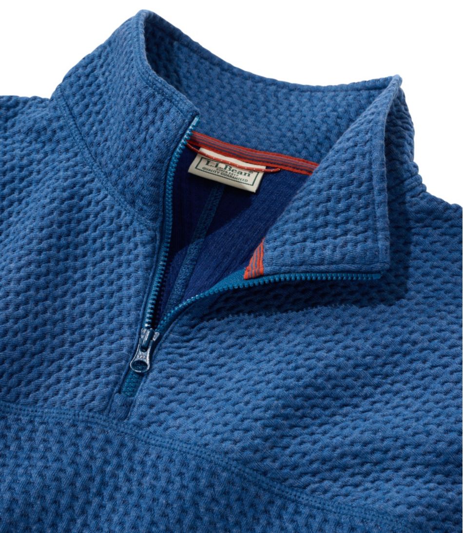 Quarter-Zip Men's Ridgeknit Pullover