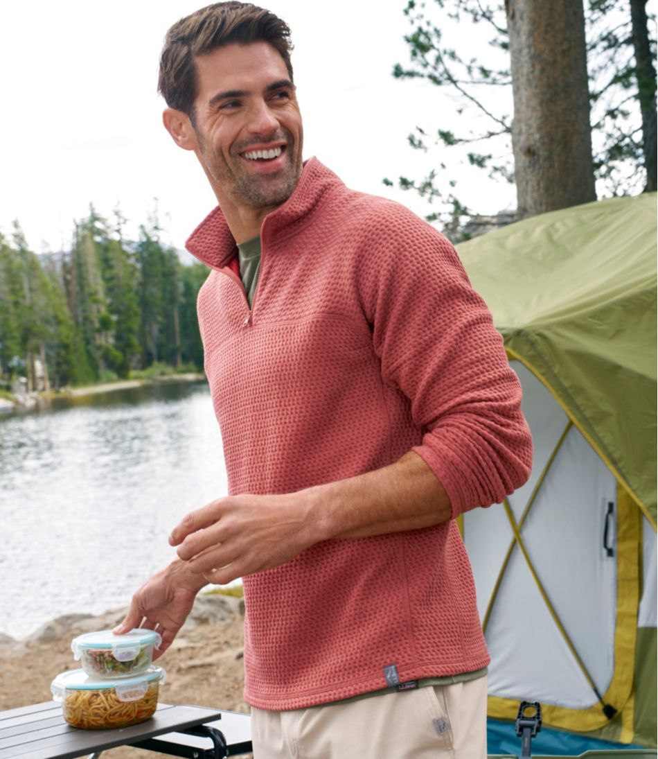 Quarter-Zip Men's Ridgeknit Pullover