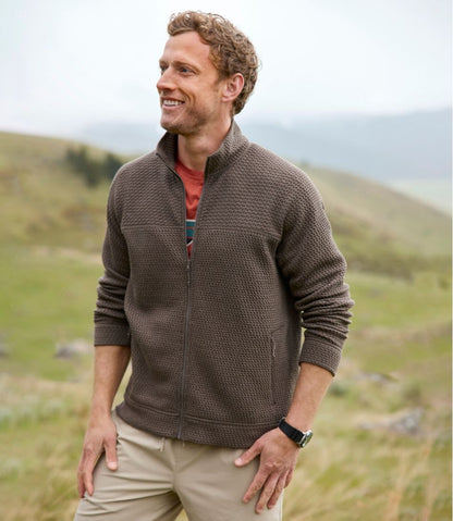 Men's Ridgeknit Full-Zip Jacket