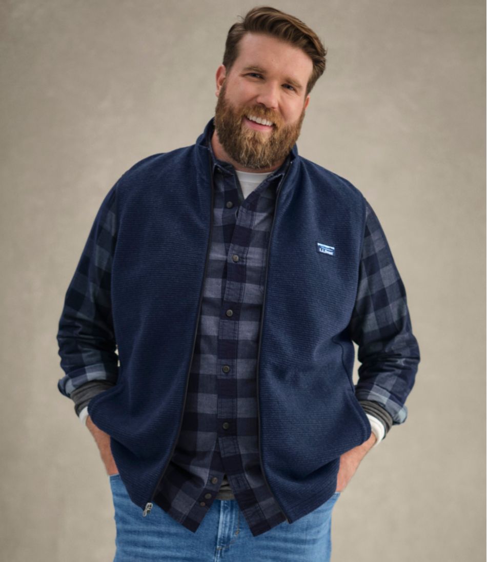 Men's Lakewashed Double-Knit Vest