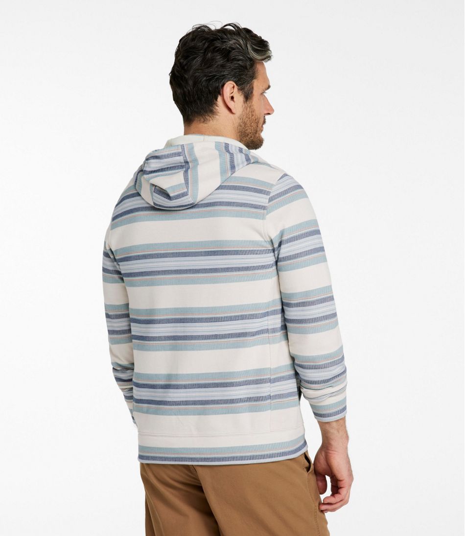 Full-Zip Hoodie Men's Comfort Stretch Performance® Piqué Stripe
