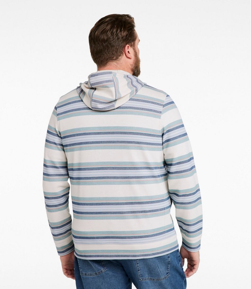 Full-Zip Hoodie Men's Comfort Stretch Performance® Piqué Stripe