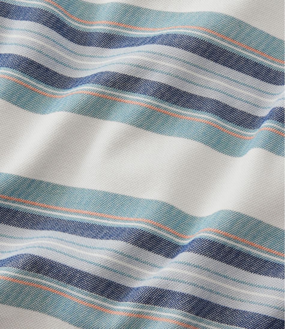 Full-Zip Hoodie Men's Comfort Stretch Performance® Piqué Stripe