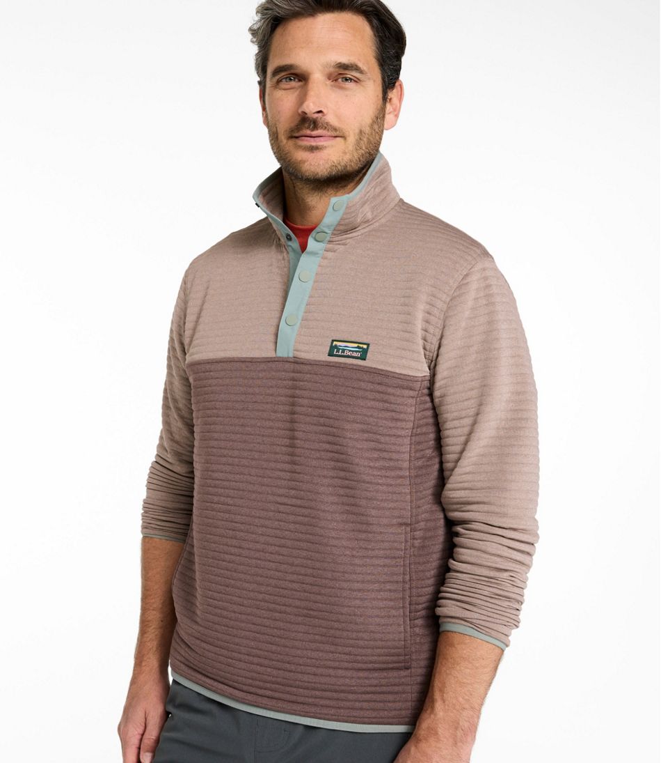 Colorblock Men's Airlight Knit Pullover