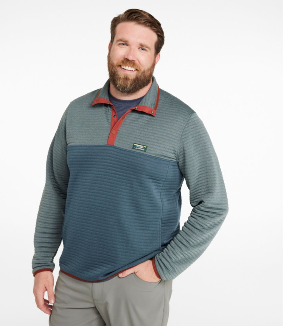 Colorblock Men's Airlight Knit Pullover