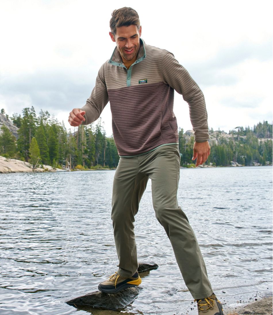 Colorblock Men's Airlight Knit Pullover