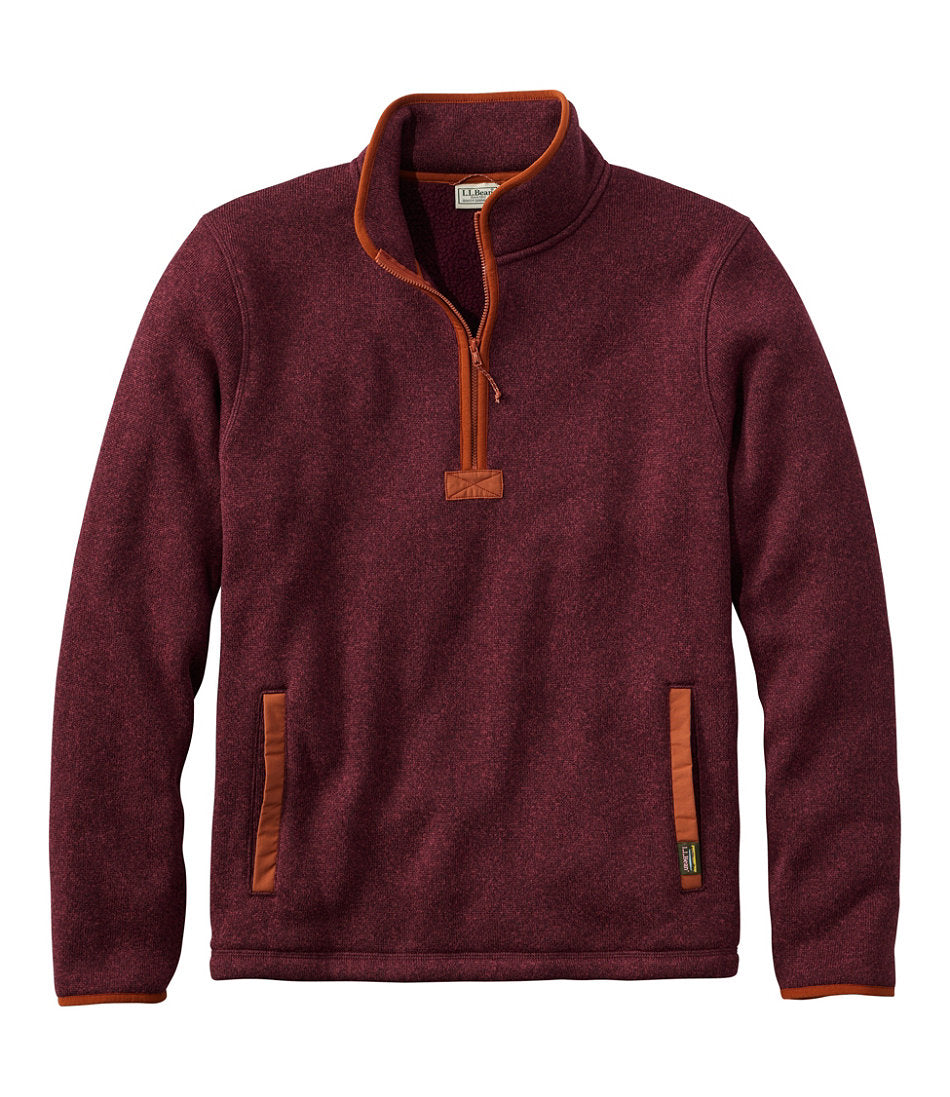 Men's Bean's Sweater Fleece Half-Zip Pullover