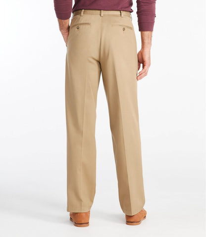 Men's Wrinkle-Free Double L® Chinos, Natural Fit, Hidden Comfort, Plain Front