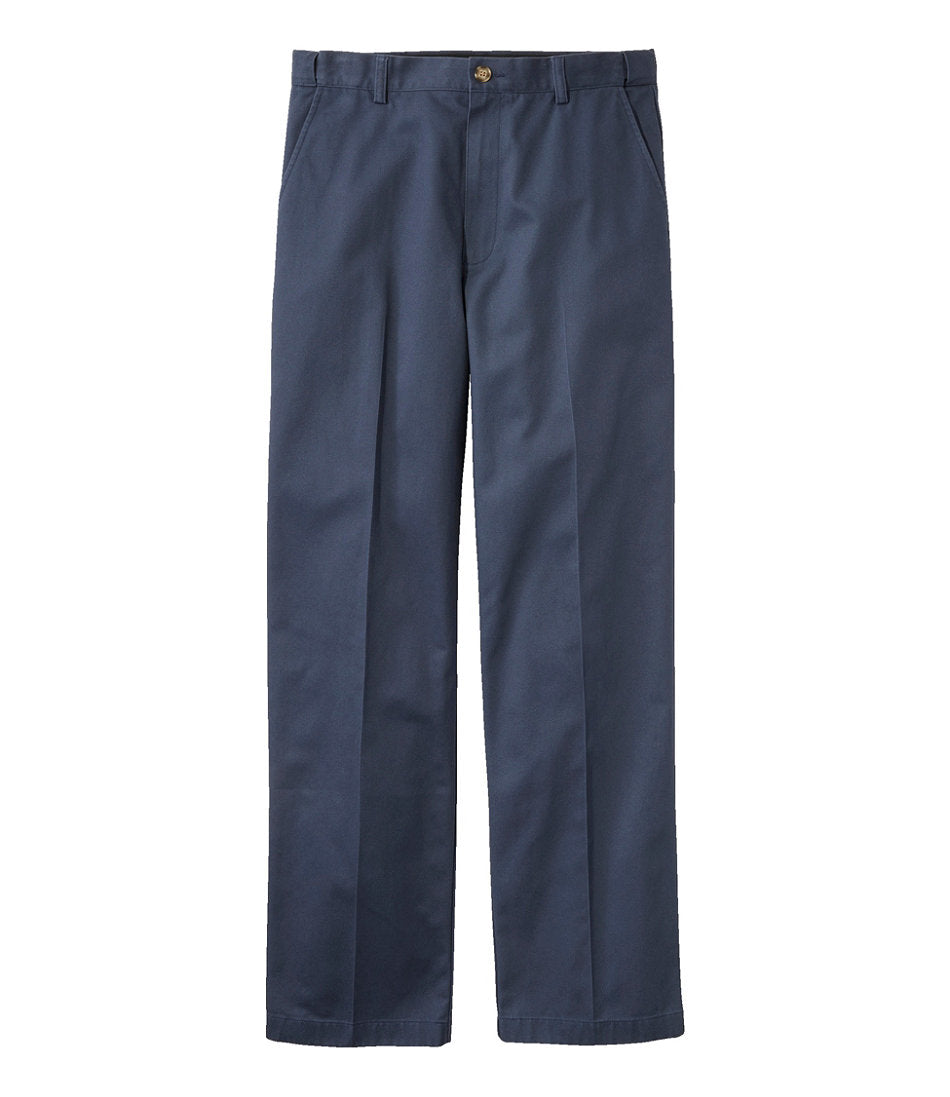 Hidden Comfort Men's Wrinkle-Free Double L® Chinos Plain Front Natural Fit