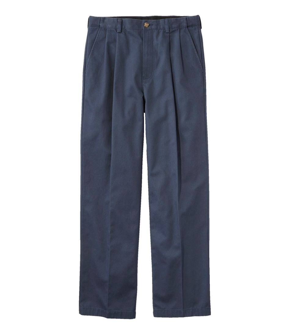 Men's Wrinkle-Free Double L® Chinos, Natural Fit, Hidden Comfort, Pleated