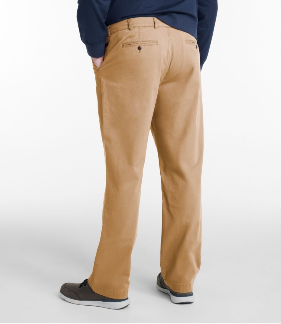 Straight Leg Men's Lakewashed® Stretch Khakis Standard Fit