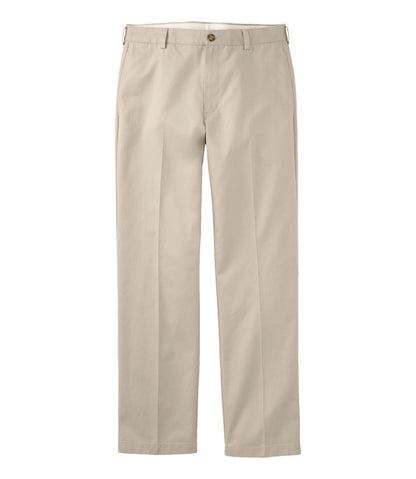 Men's Wrinkle-Free Double L® Chinos, Natural Fit, Plain Front