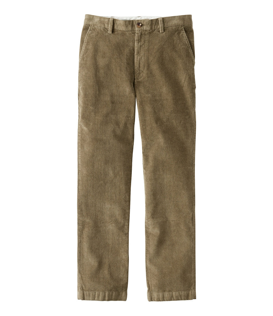 Plain Front Classic Fit Men's L.L.Bean Stretch Country Corduroy Pants