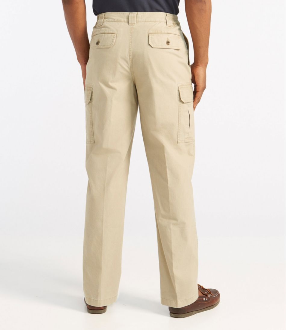 Natural Fit Men's Tropic-Weight Cargo Pants Comfort Waist