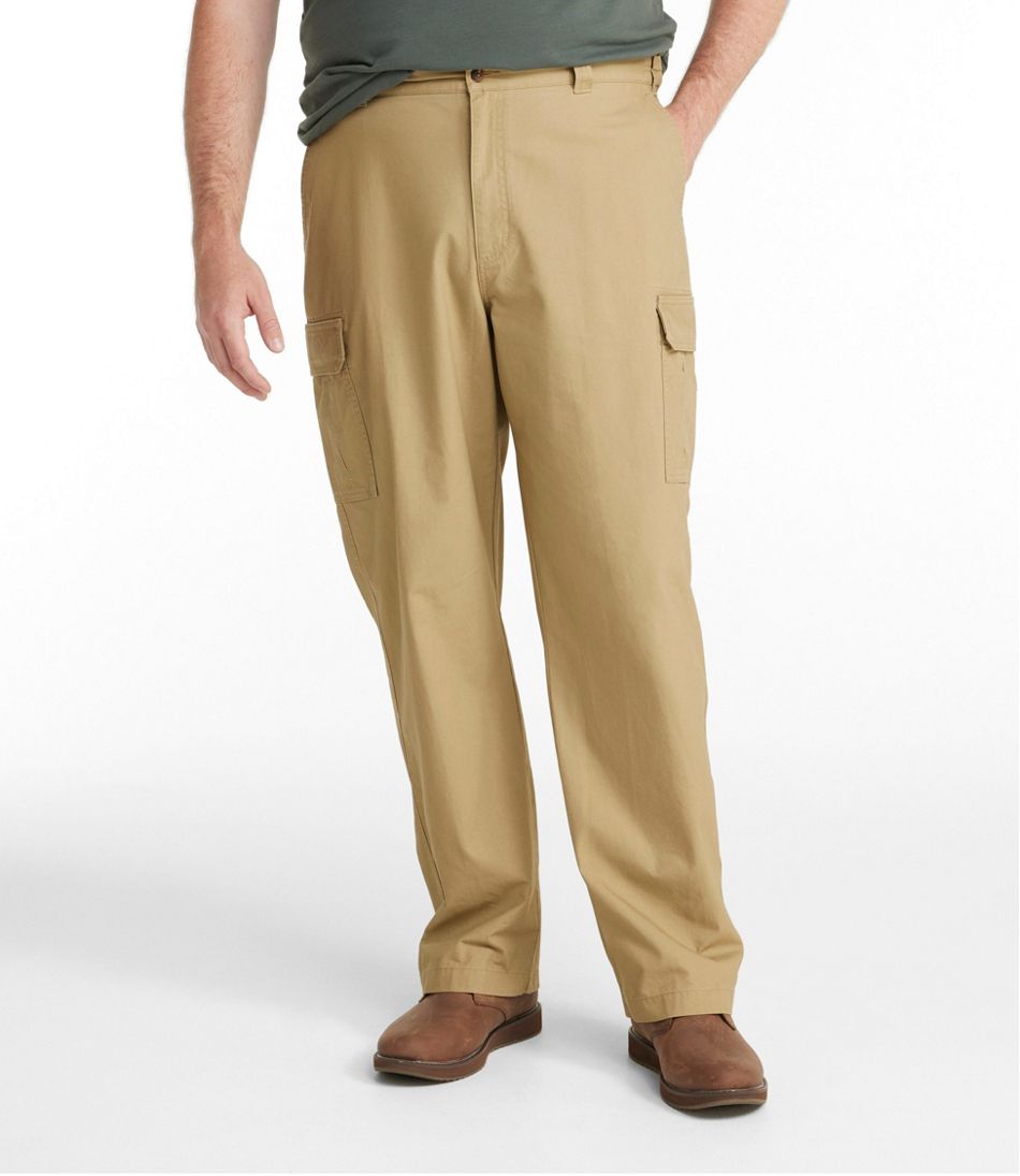 Natural Fit Men's Tropic-Weight Cargo Pants Comfort Waist