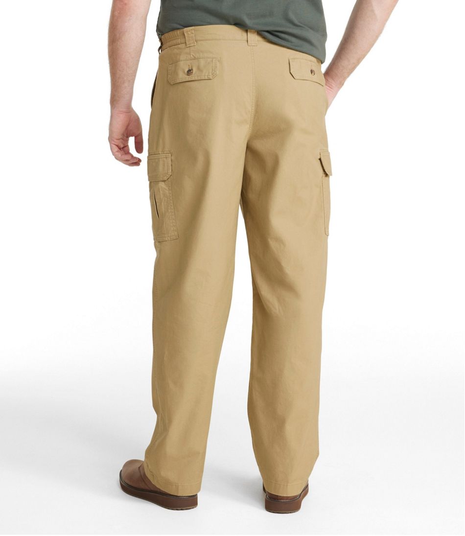 Natural Fit Men's Tropic-Weight Cargo Pants Comfort Waist