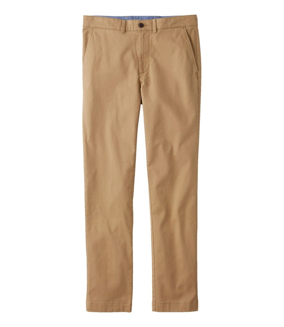 Slim Fit Men's Lakewashed® Stretch Khakis Straight Leg