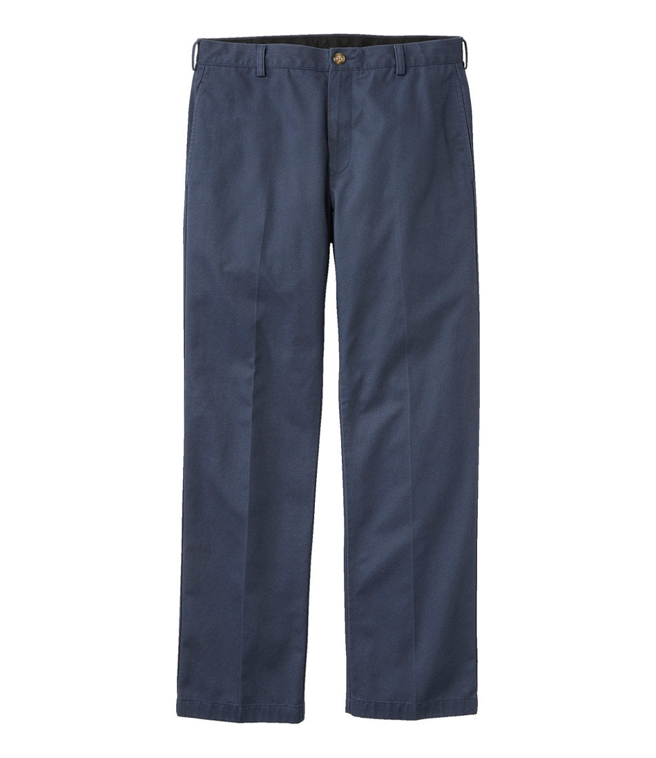 Plain Front Standard Fit Men's Wrinkle-Free Double L® Chinos