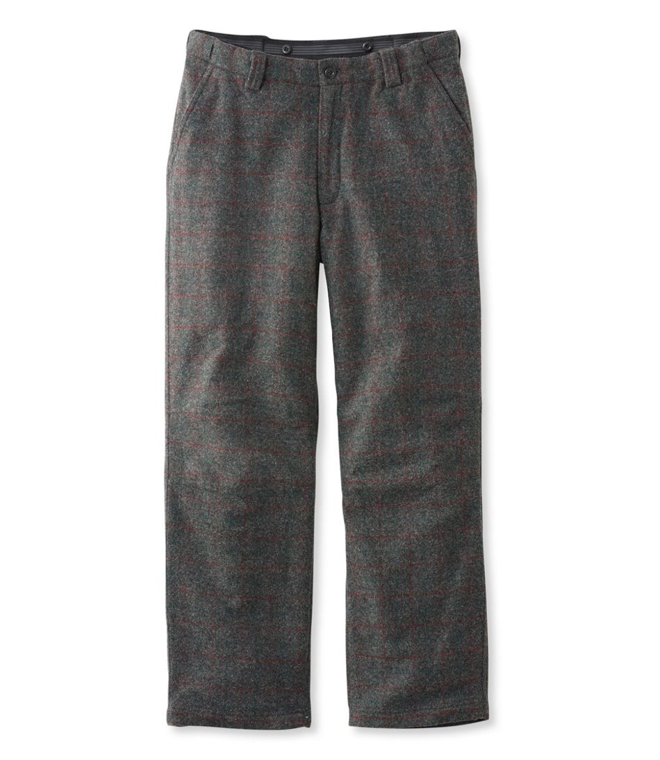 Men's Maine Guide Wool Pants with PrimaLoft Plaid