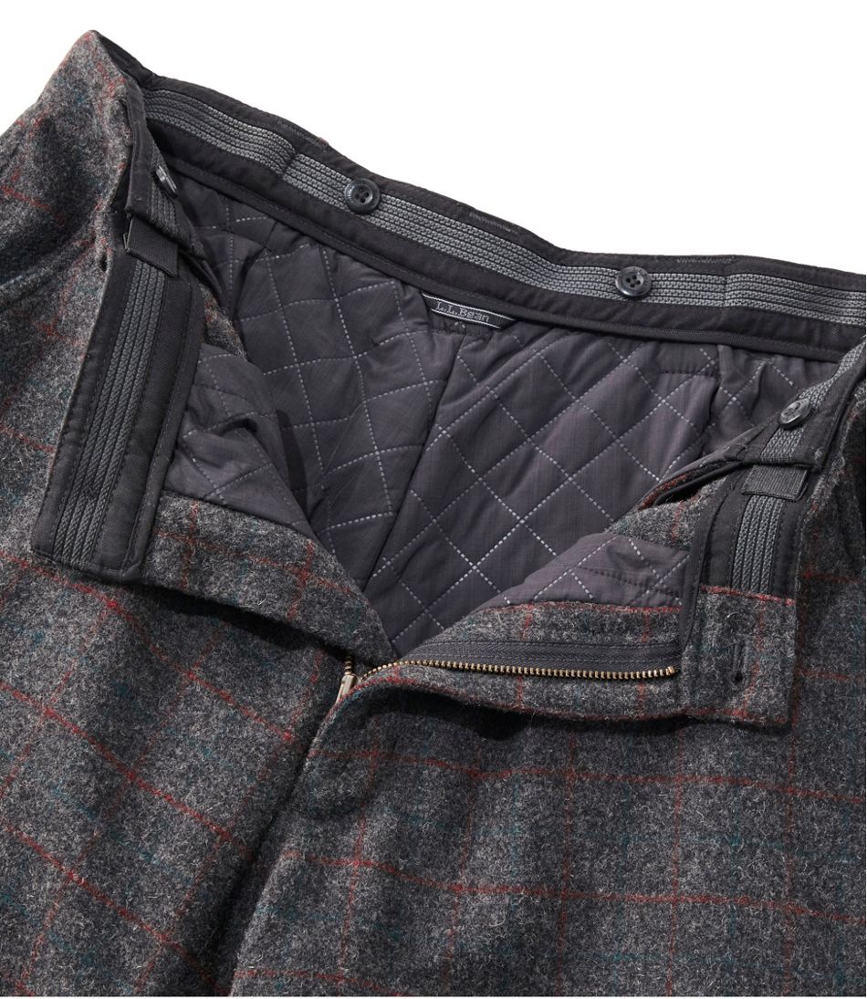 Men's Maine Guide Wool Pants with PrimaLoft Plaid
