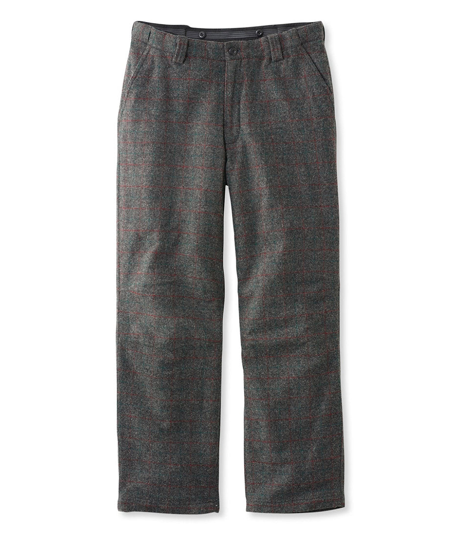 Men's Maine Guide Wool Pants with PrimaLoft Plaid