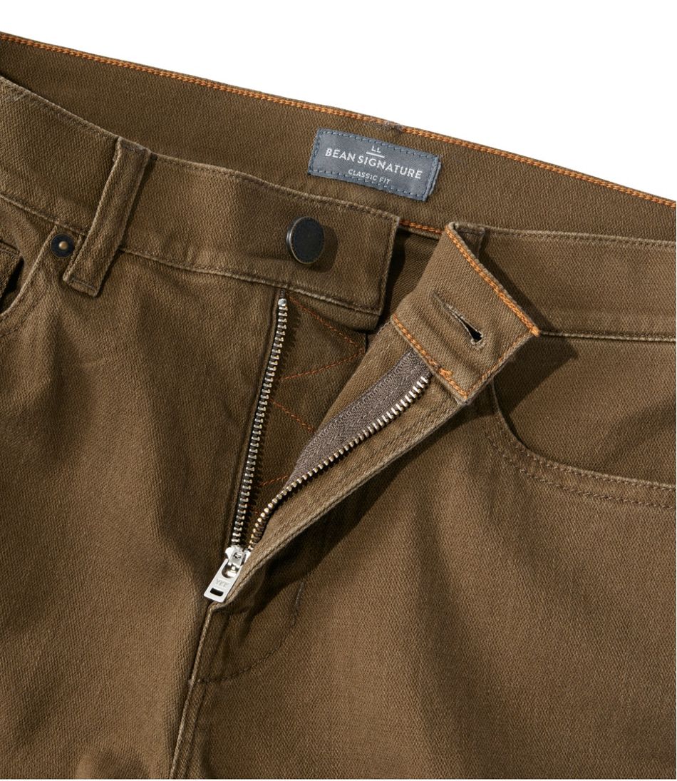 Classic Fit Tapered Leg Men's Signature Northwoods Slub Twill Pants