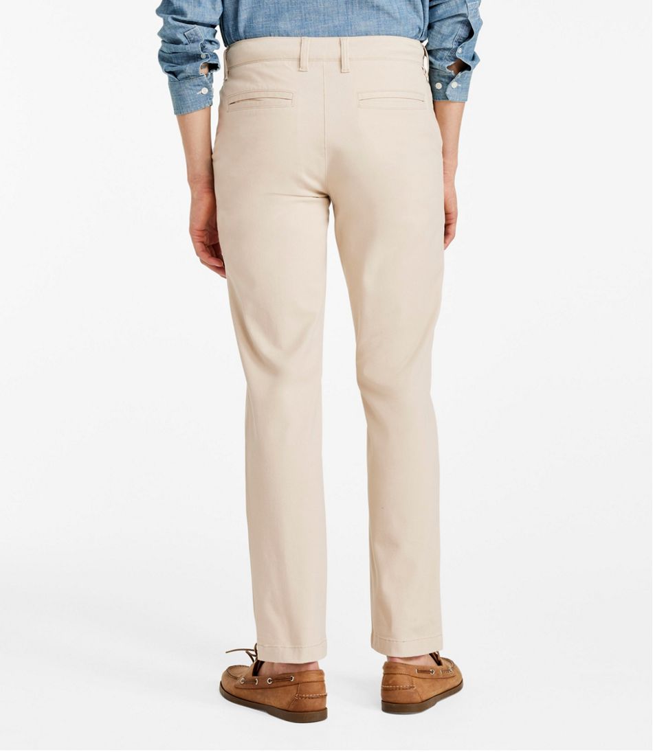 Slim Fit Men's Easy-Care Stretch Chinos Straight Leg