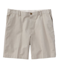 Hidden Comfort Waist Men's Wrinkle-Free Double L® Chino Shorts 8" Natural Fit