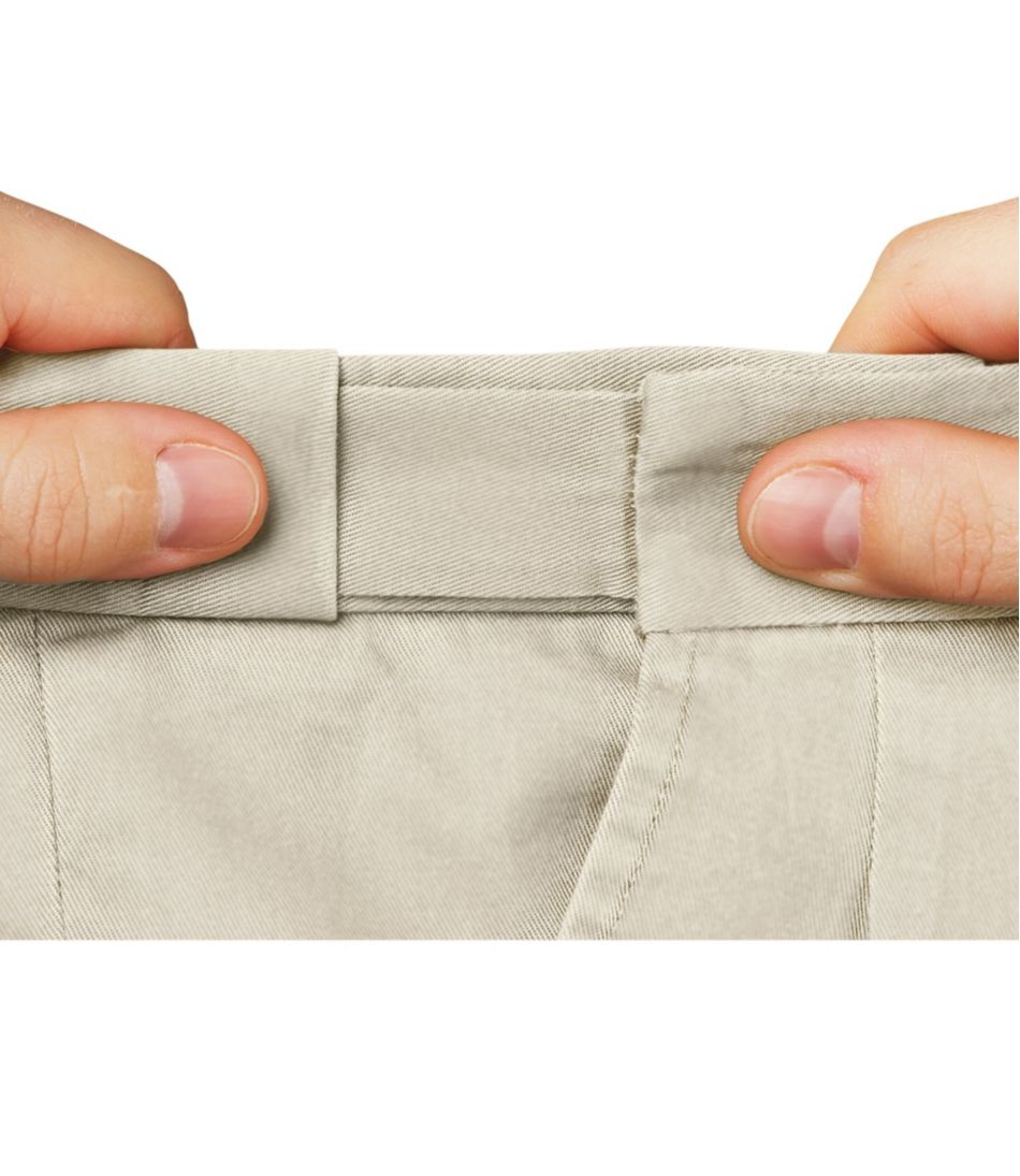 Hidden Comfort Waist Men's Wrinkle-Free Double L® Chino Shorts 8" Natural Fit