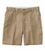 Hidden Comfort Waist Men's Wrinkle-Free Double L® Chino Shorts 8" Natural Fit