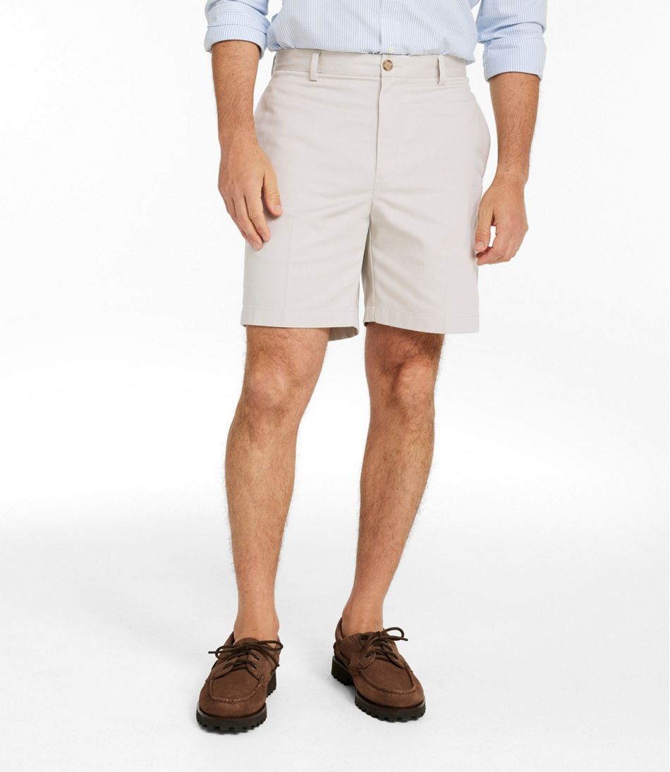 Men's Wrinkle-Free Double L® Chino Shorts 8" Classic Fit