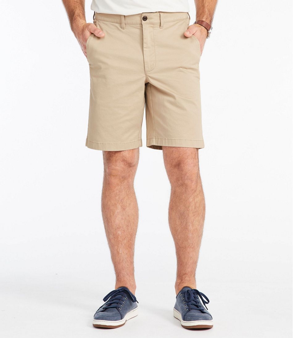 9" Men's Lakewashed® Stretch Khaki Shorts