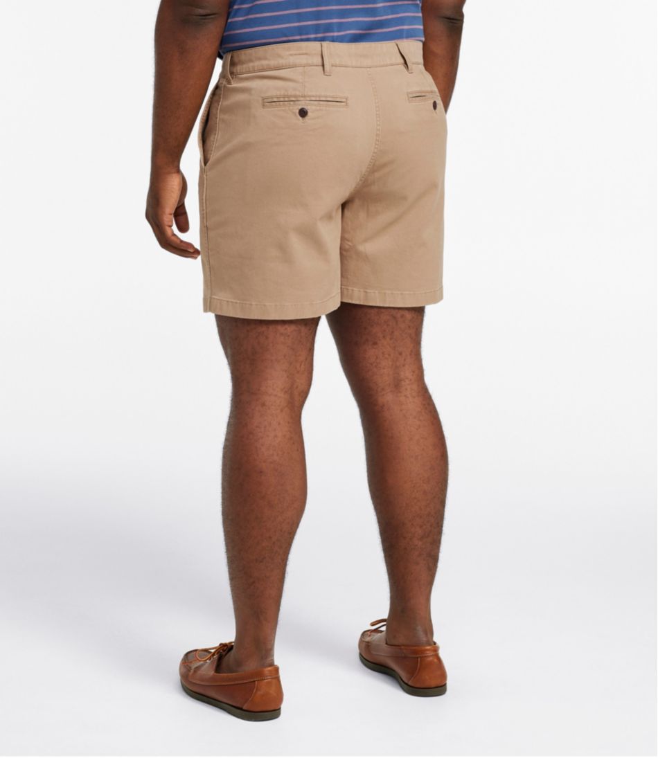 Men's Lakewashed® Stretch Khaki Shorts 6"