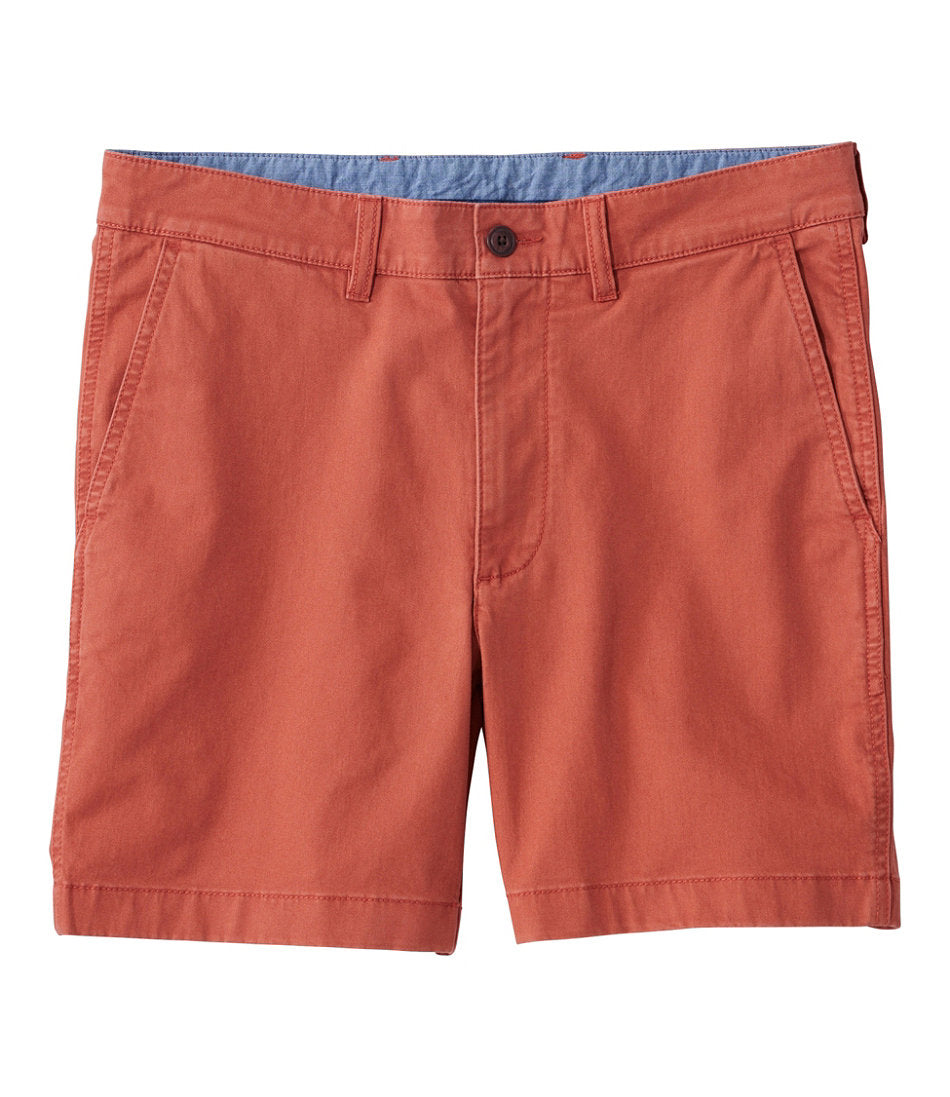 6" Men's Lakewashed® Stretch Khaki Shorts