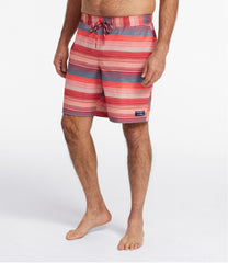 8" Print Men's Vacationland Stretch Swim Trunks