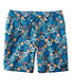 8" Print Men's Vacationland Stretch Swim Trunks
