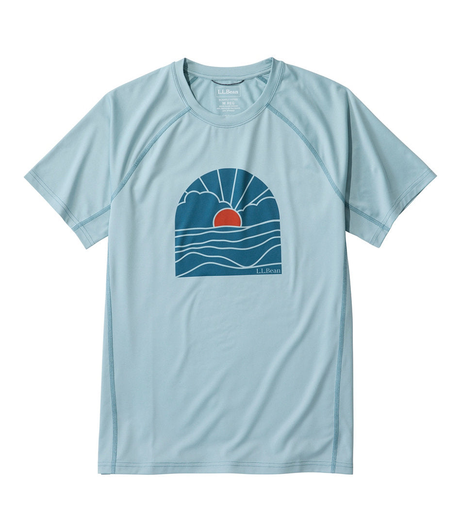 Short-Sleeve Graphic Men's Swift River Cooling Sun Shirt