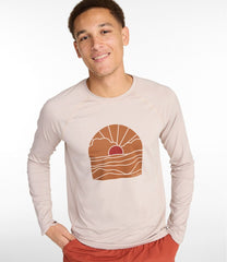 Men's Swift River Cooling Rash Guard Graphic