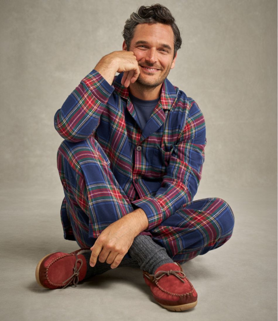 Men's Scotch Plaid Flannel Pajamas