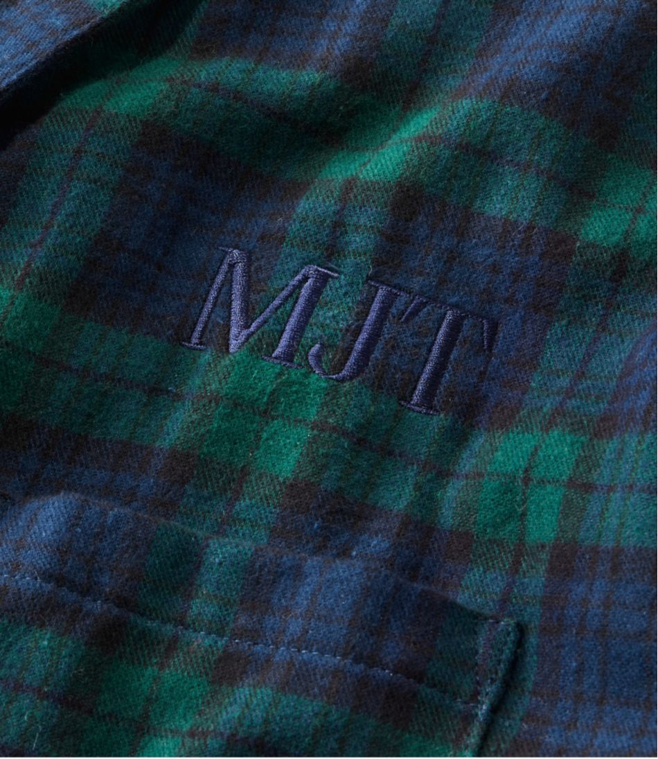 Men's Scotch Plaid Flannel Robe
