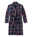 Men's Scotch Plaid Flannel Robe